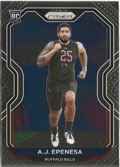 A.J. Epenesa 2022 panini Panini Chronicles