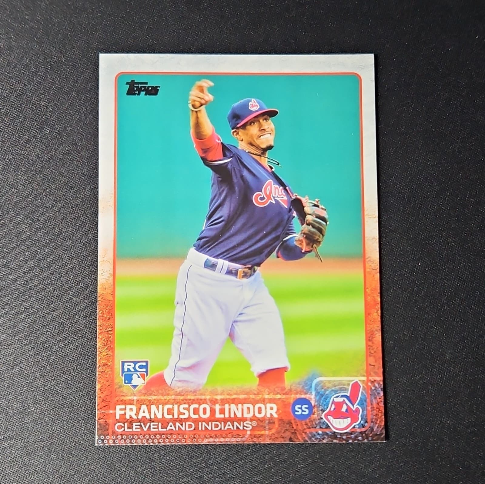 Francisco Lindor trading card