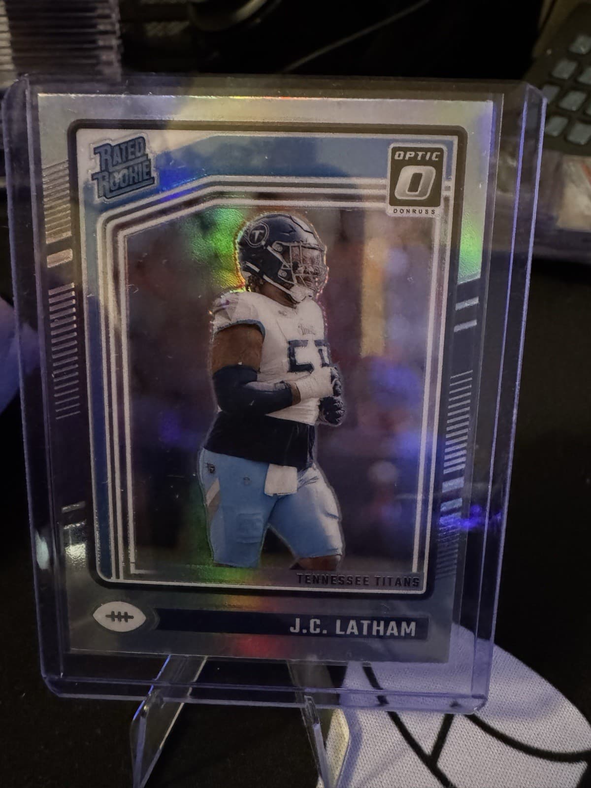 JC Latham trading card