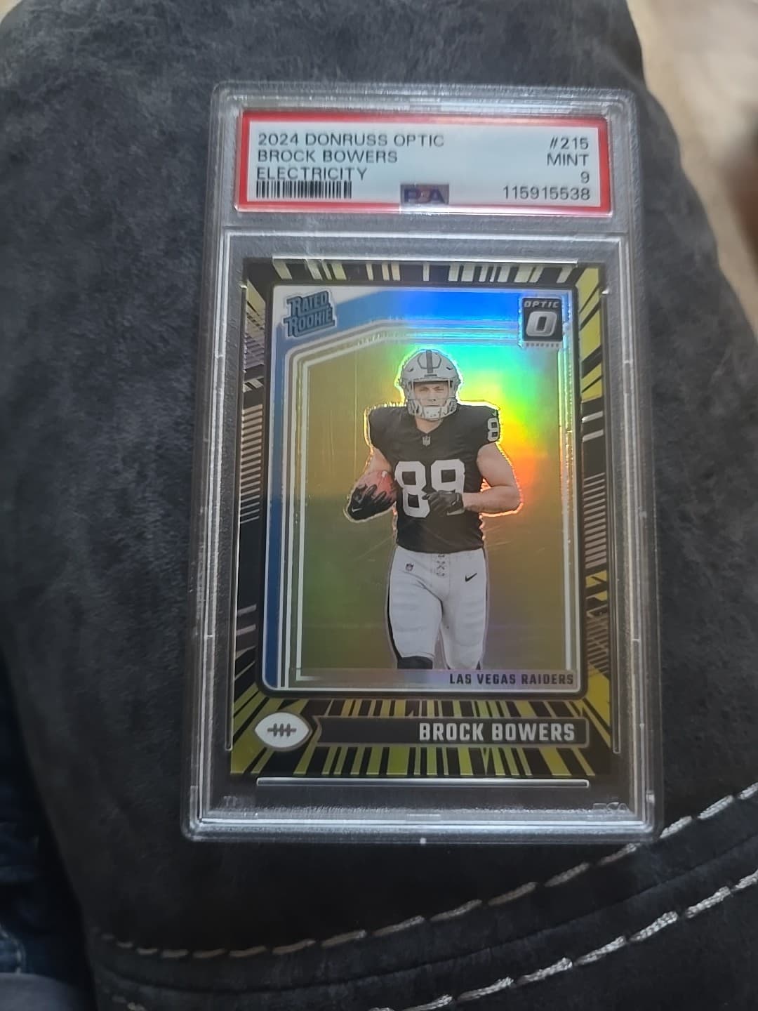 Brock Bowers 2024 panini Donruss Optic