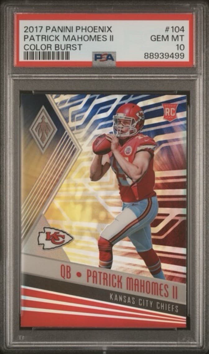 Patrick Mahomes II 2017 panini Panini Phoenix