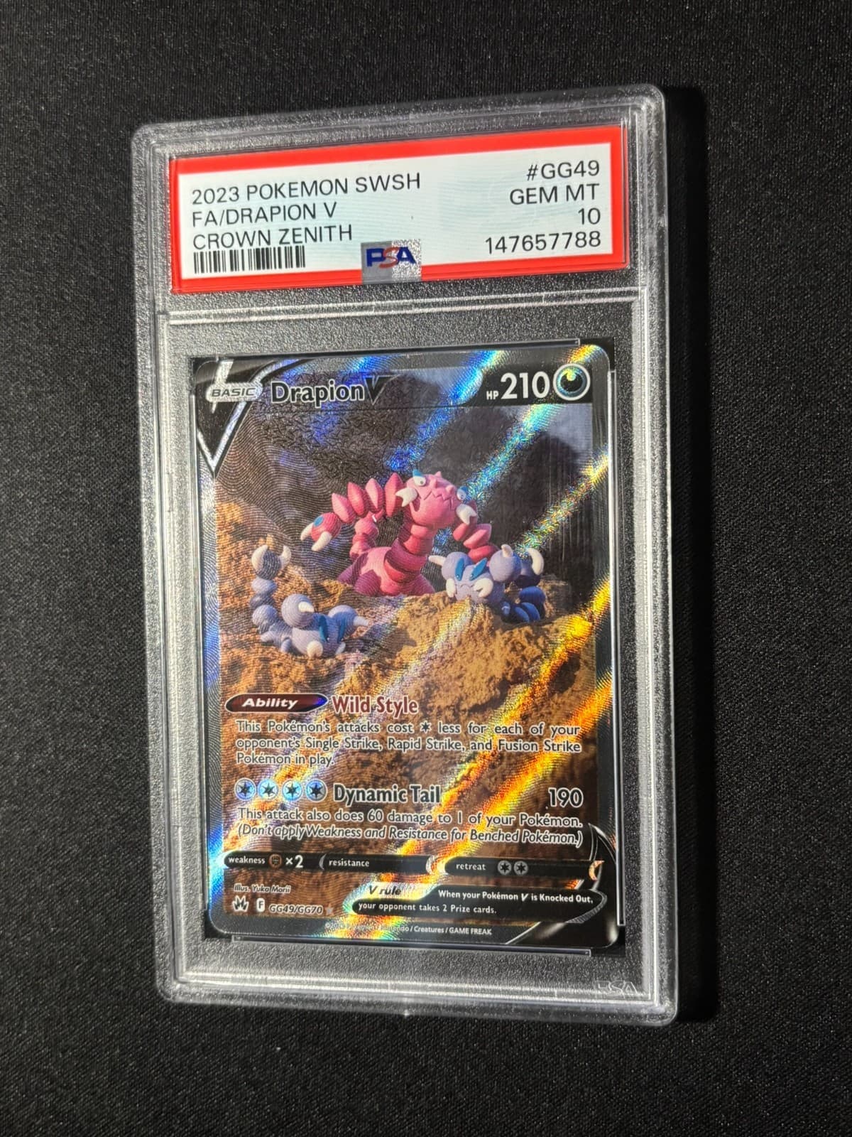 Drapion V trading card