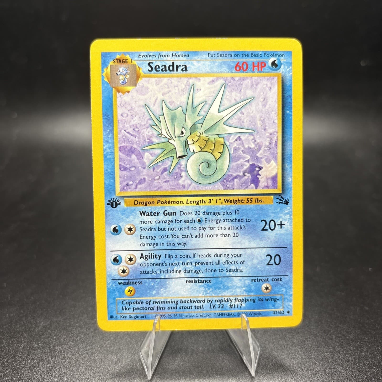 Seadra trading card