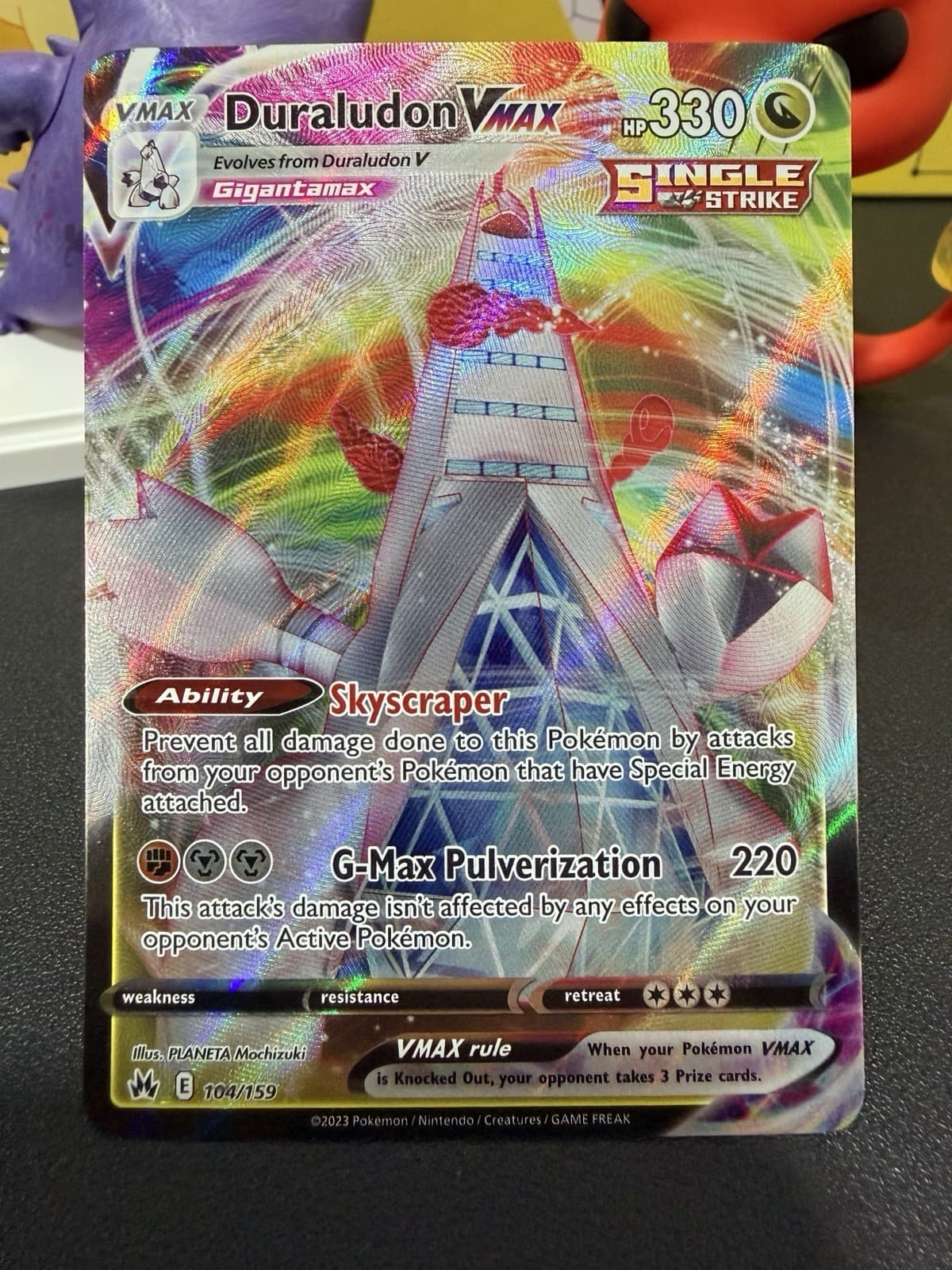Duraludon VMAX trading card