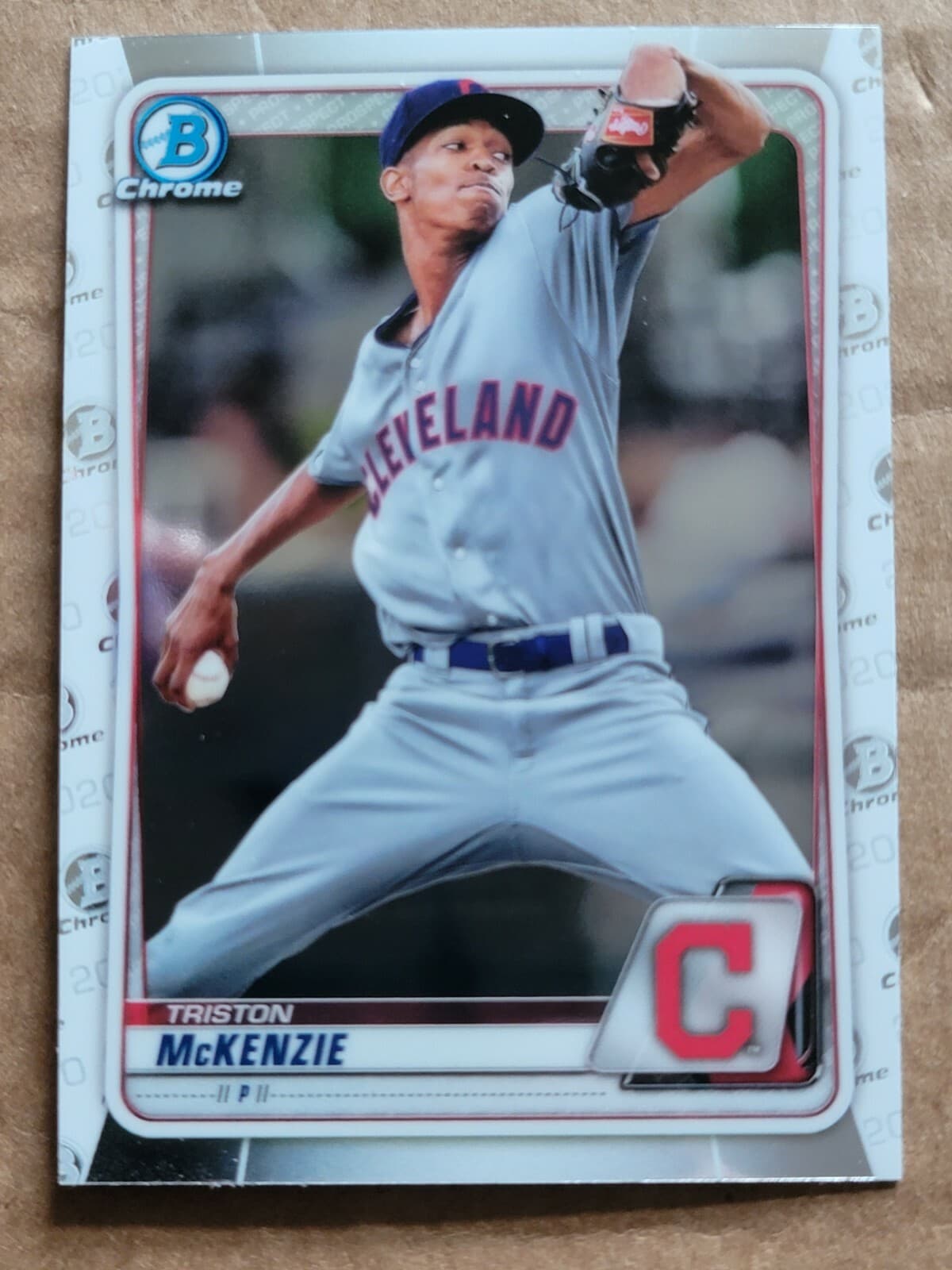 Triston McKenzie 2020 bowman Bowman Chrome