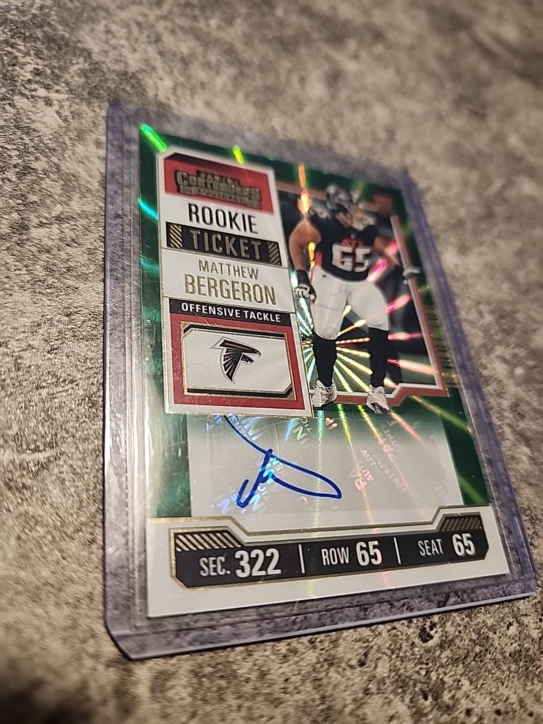 Matthew Bergeron 2023 panini Panini Contenders
