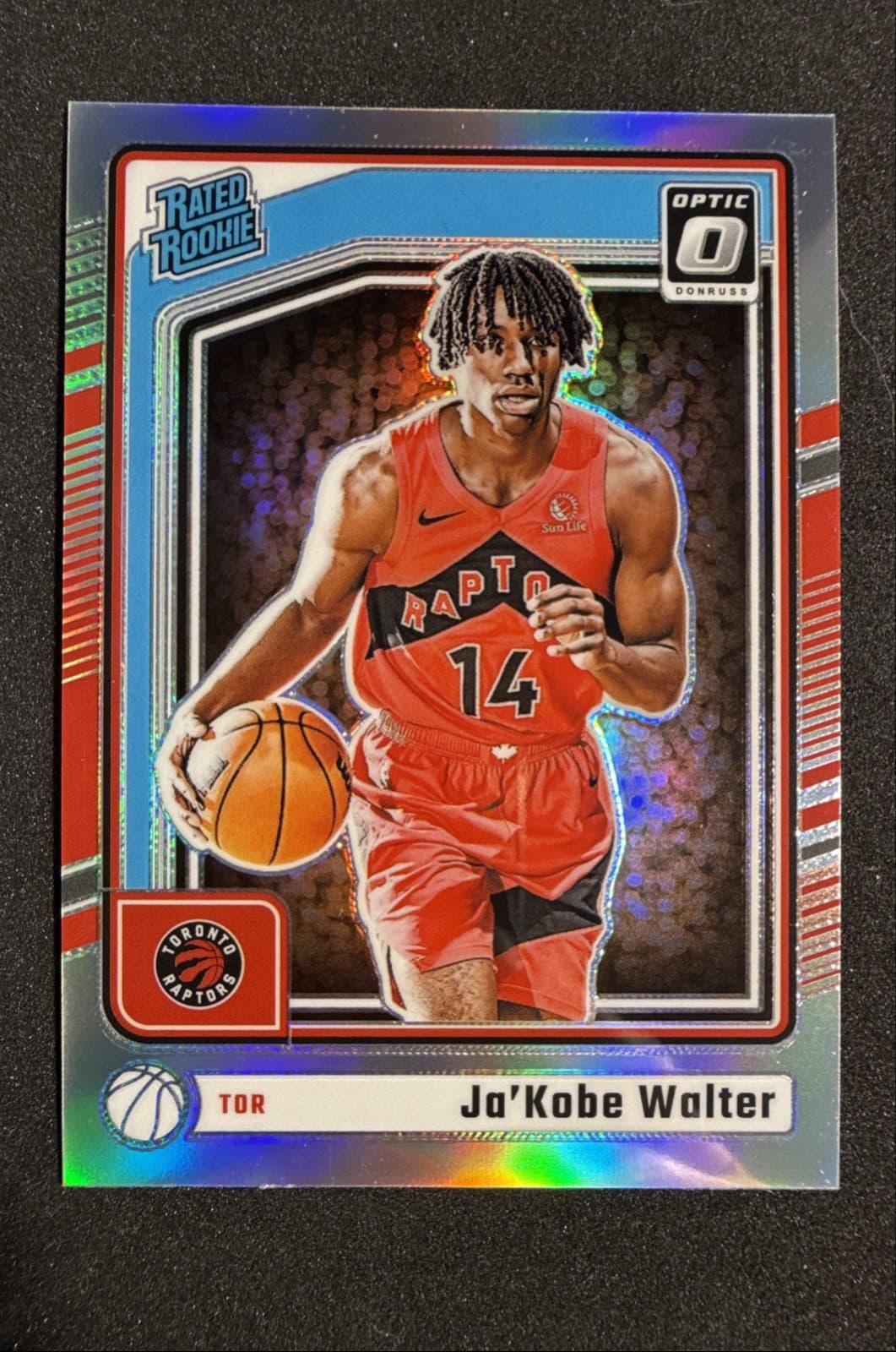 Alexandre Sarr 2024 panini Donruss Holo Black Laser