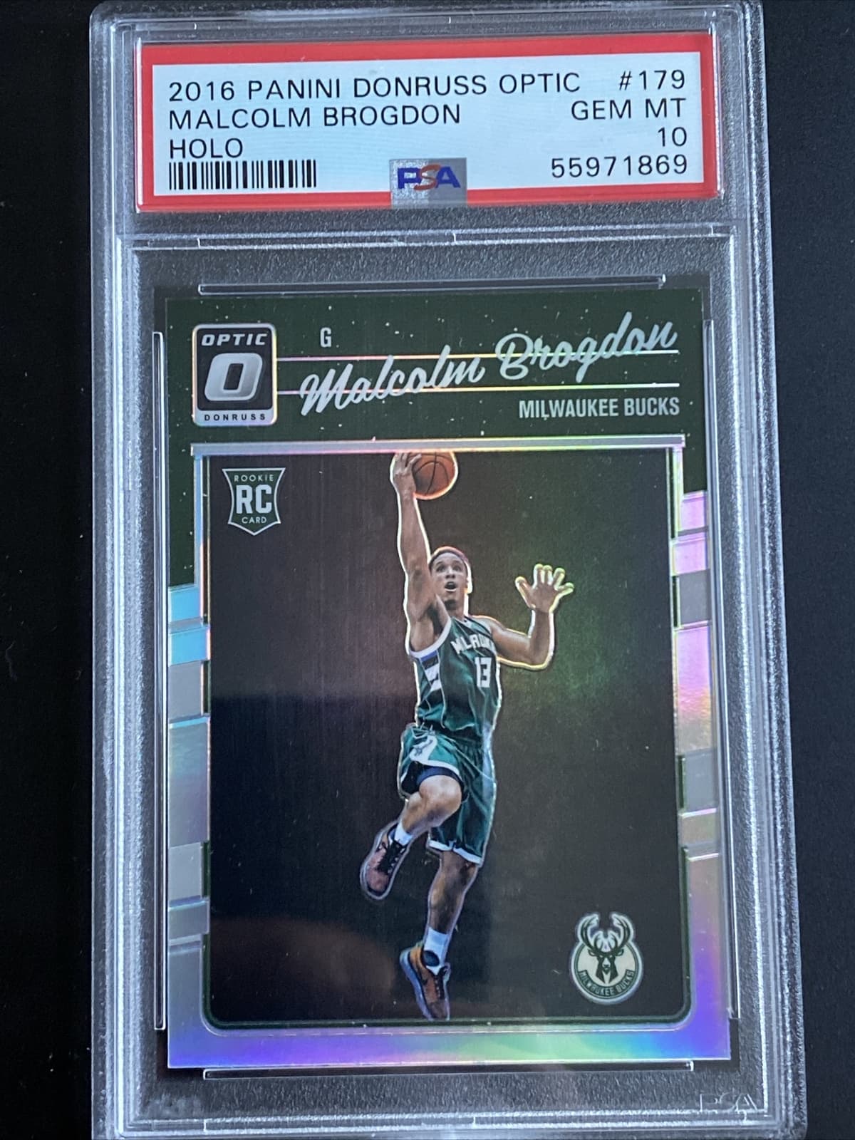 Malcolm Brogdon trading card