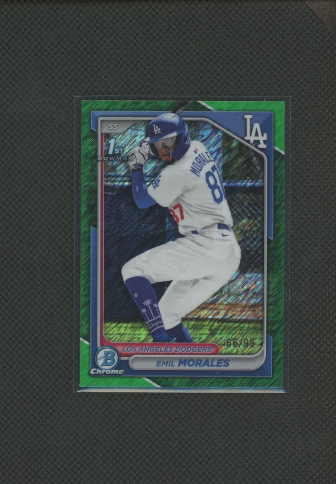 Emil Morales trading card