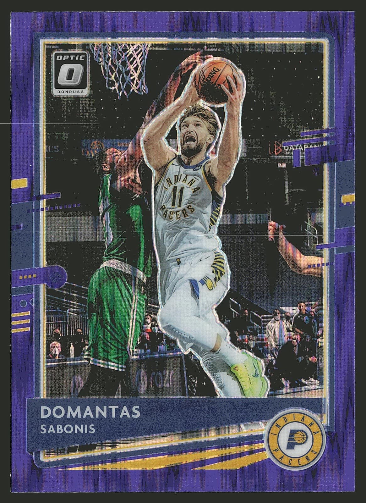 Domantas Sabonis 2020 panini Donruss Optic