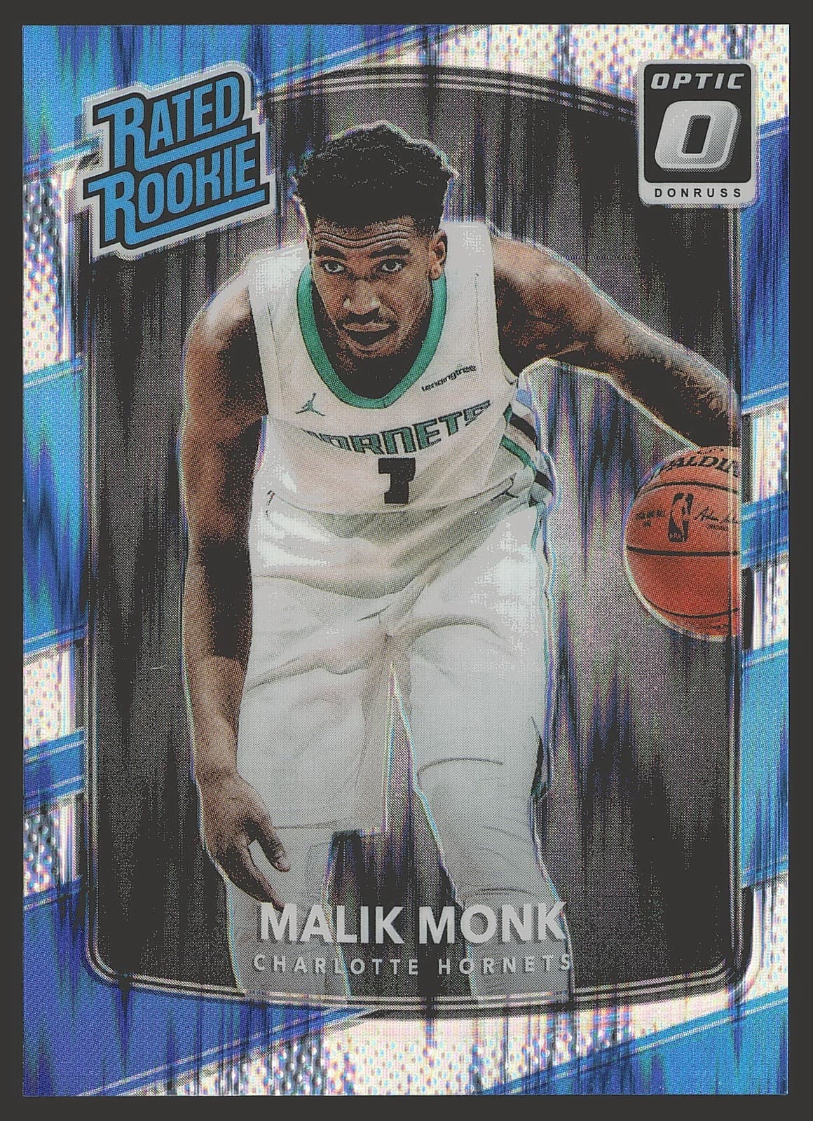 Malik Monk trading card