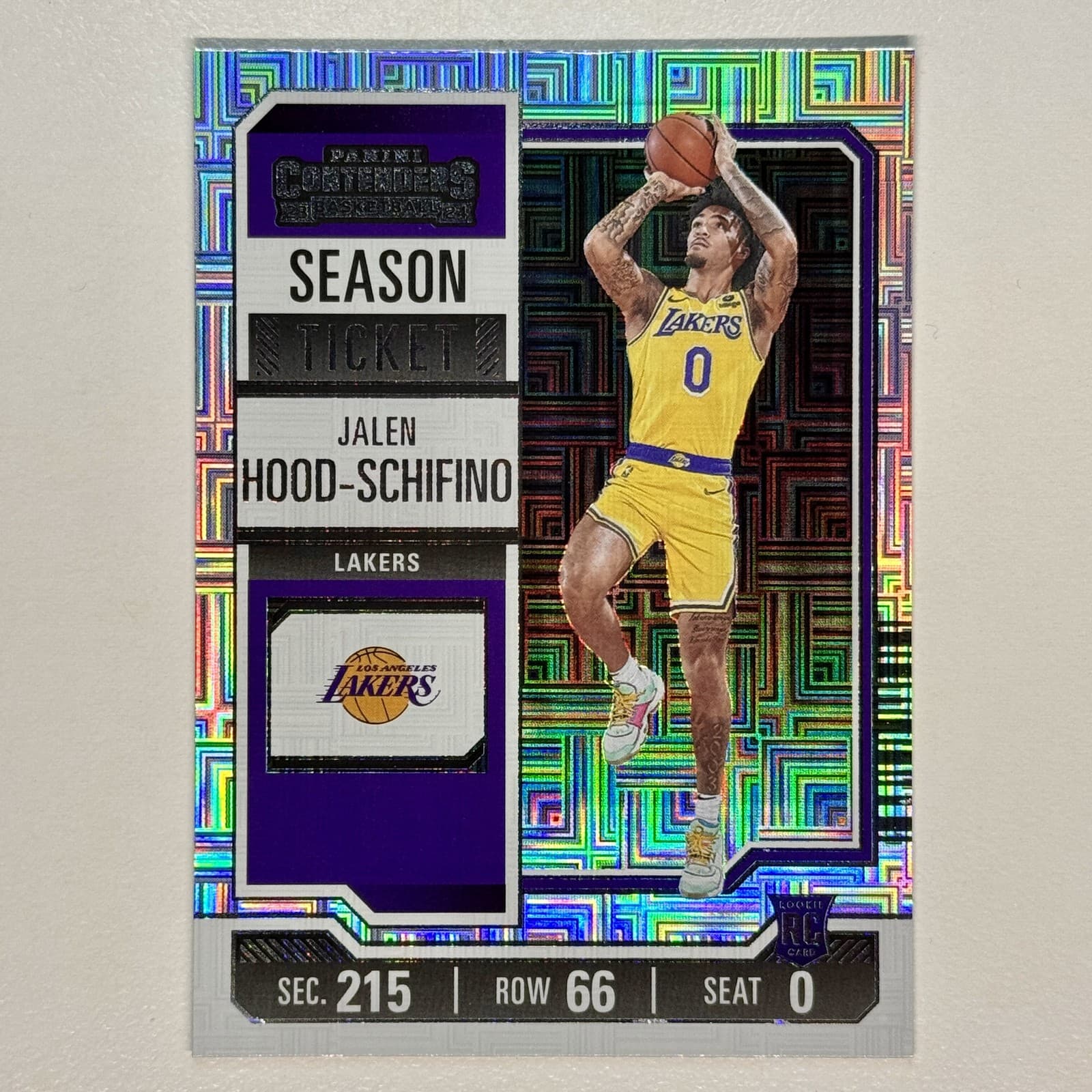 Jalen Hood-Schifino trading card