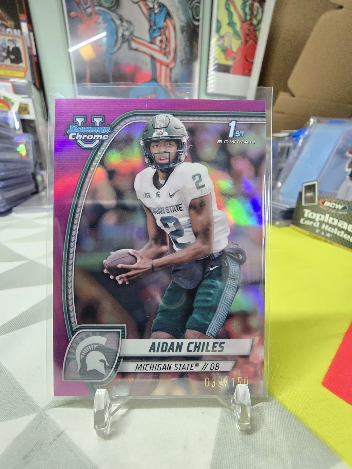 Aidan Chiles trading card