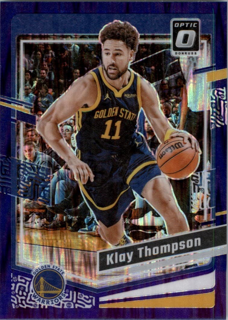 Klay Thompson 2023 panini Donruss Optic