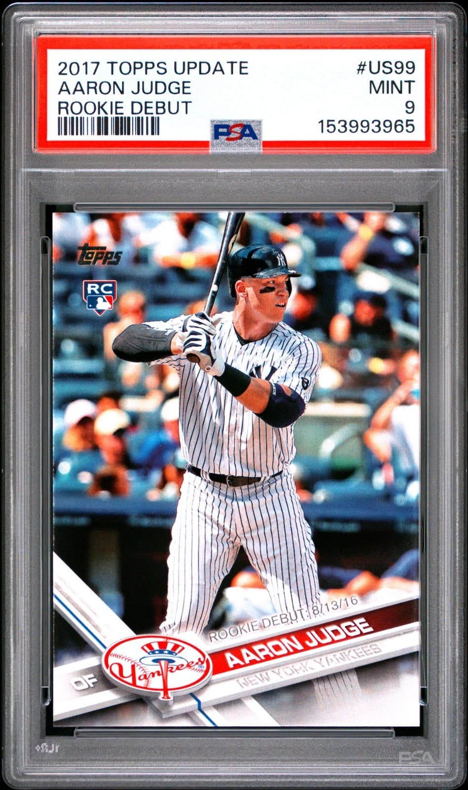 A.J. Reed 2017 topps