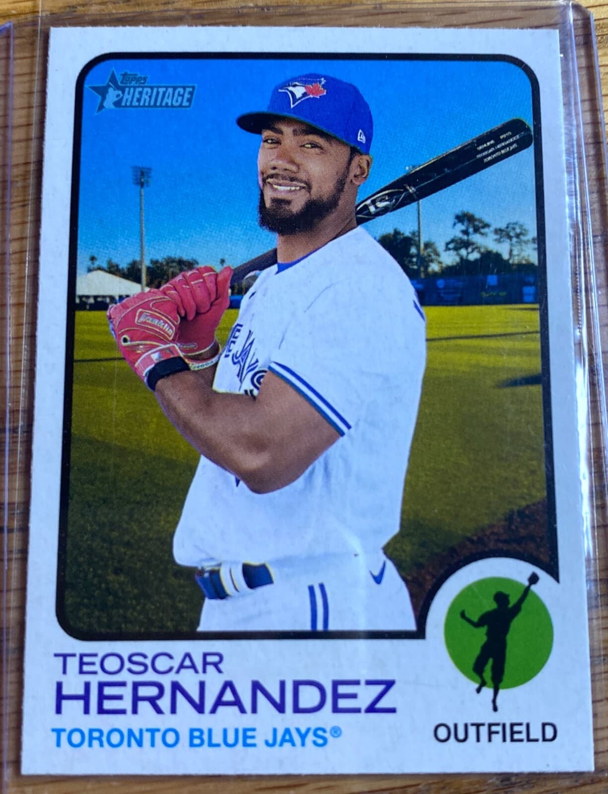 Teoscar Hernandez trading card