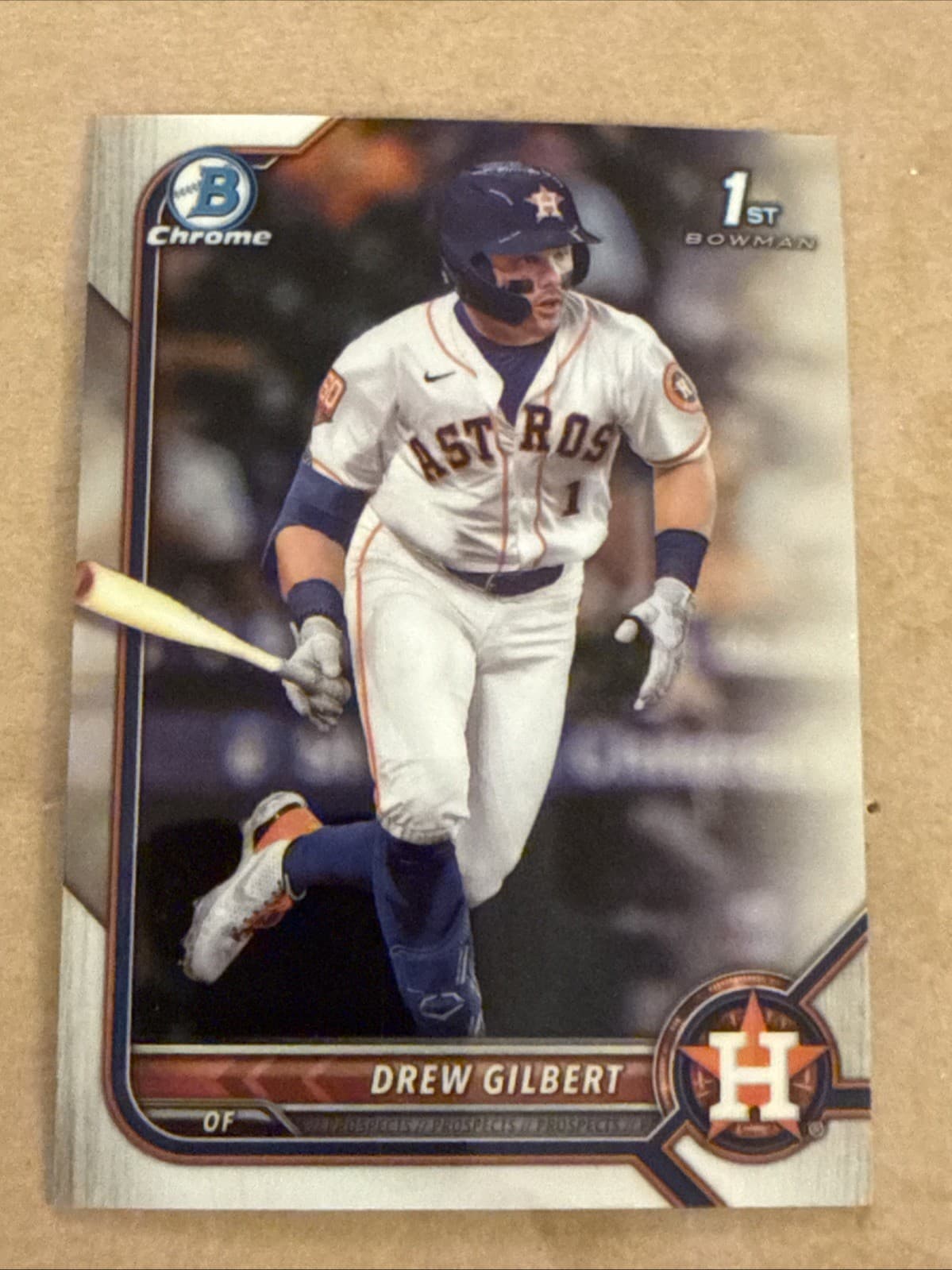 Drew Gilbert trading card