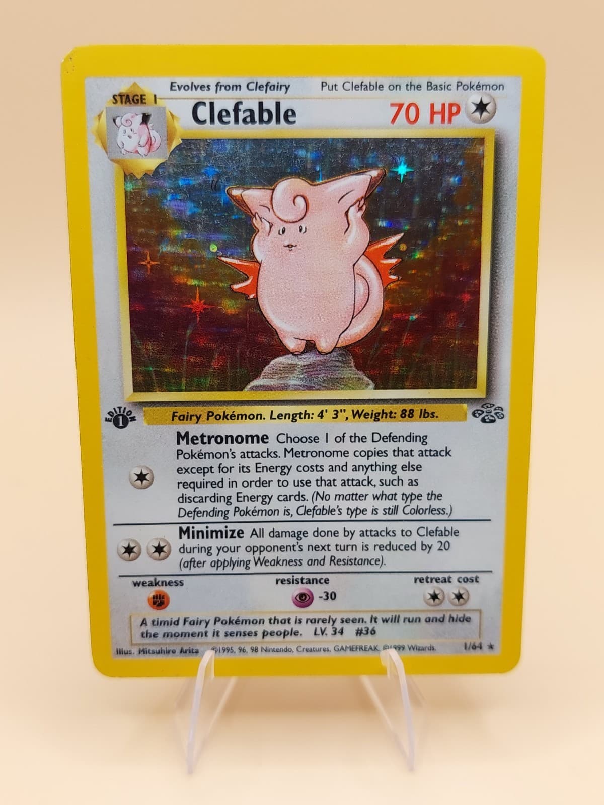 Clefable trading card