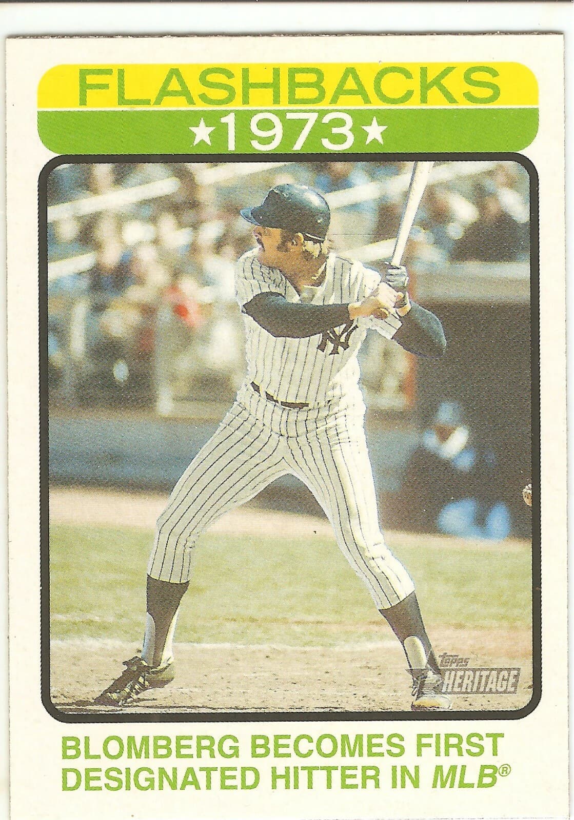 Ron Blomberg trading card