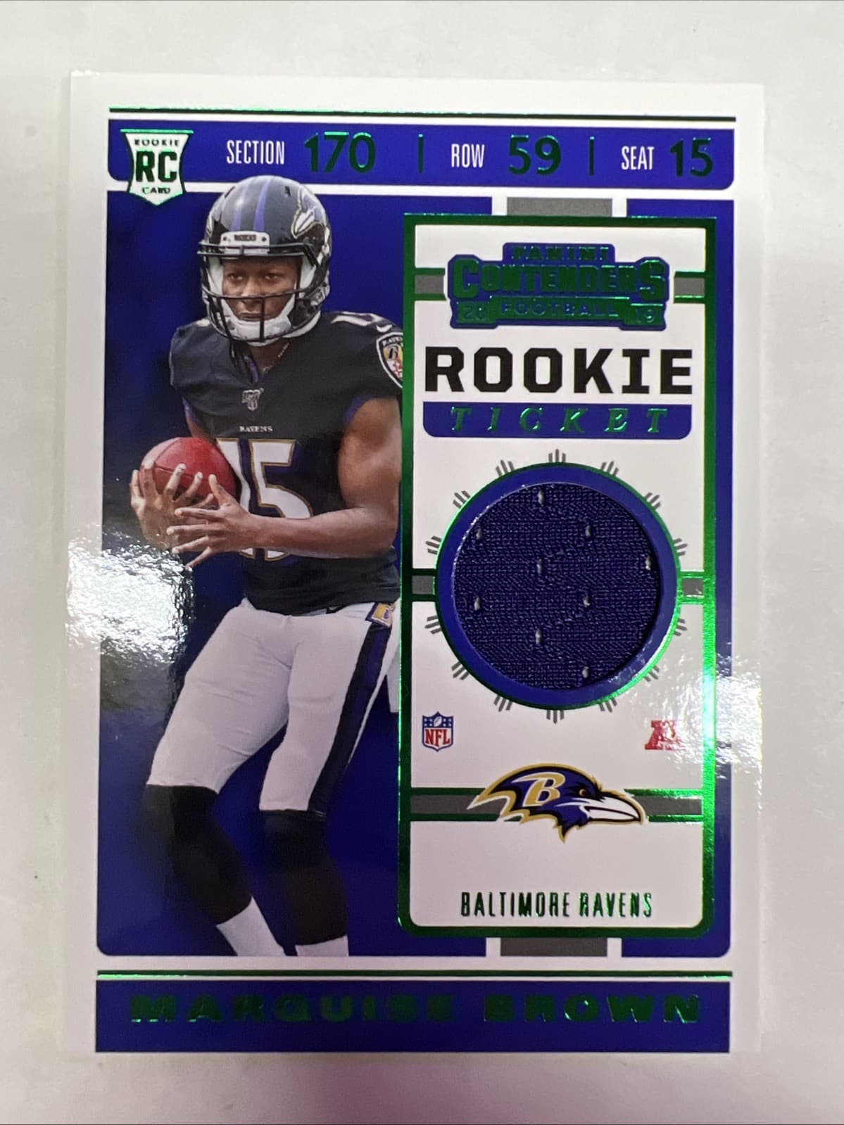 Marquise Brown 2019 panini Panini Contenders