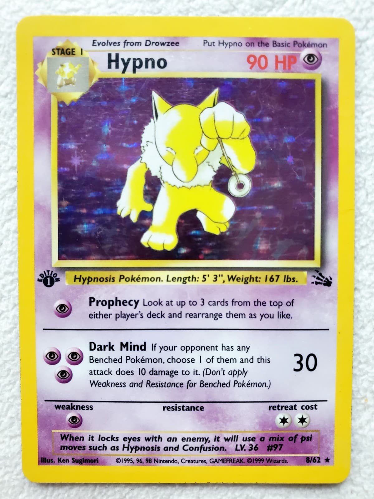 Hypno trading card