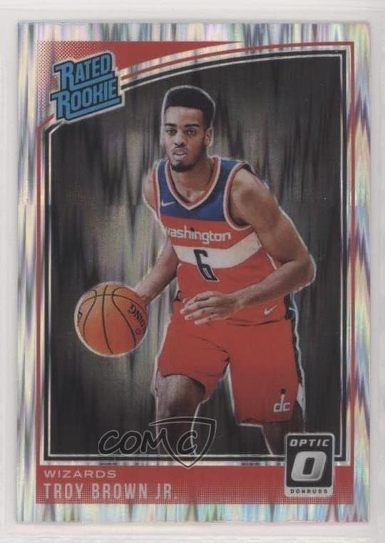 Troy Brown Jr trading card