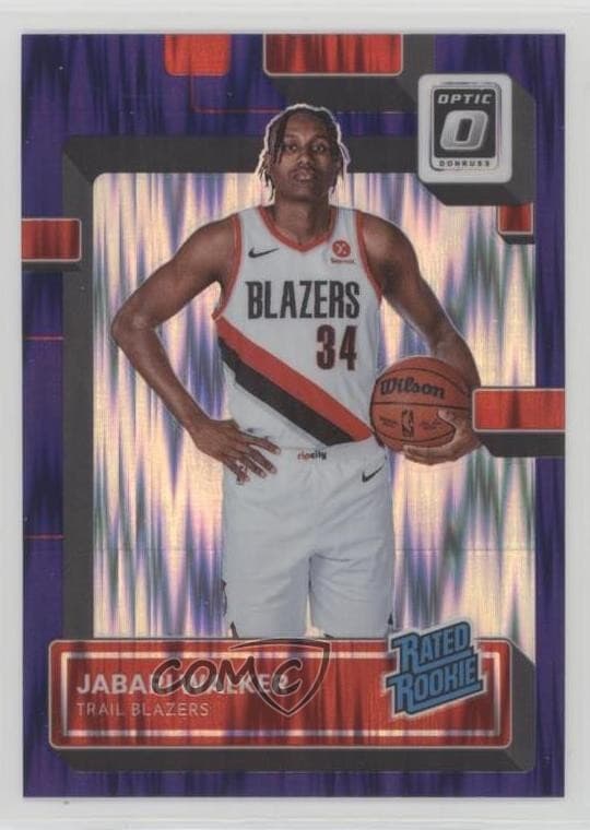 Jabari Walker trading card