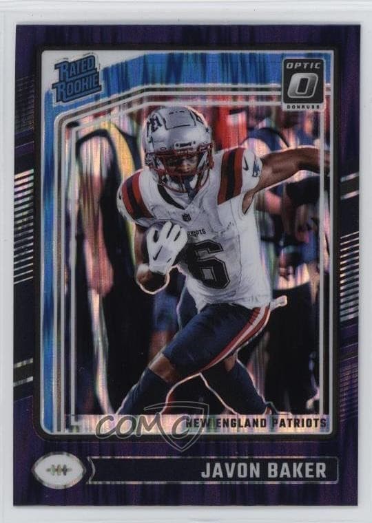 Javon Baker trading card