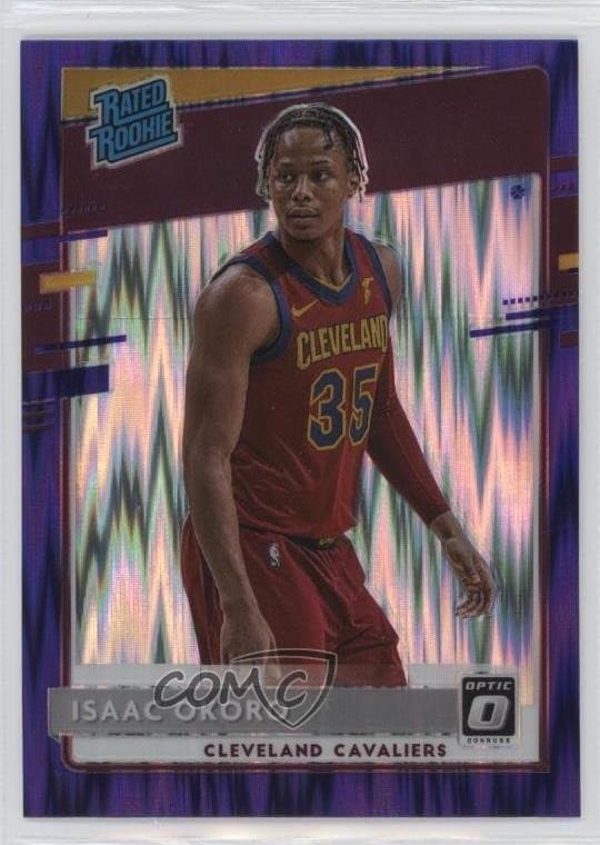 Isaac Okoro trading card