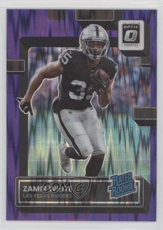 Zamir White trading card