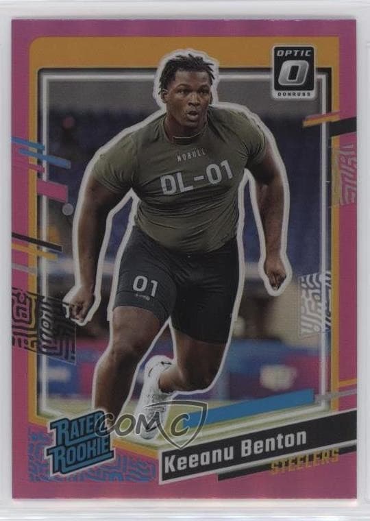 Keeanu Benton trading card
