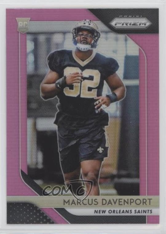Marcus Davenport trading card