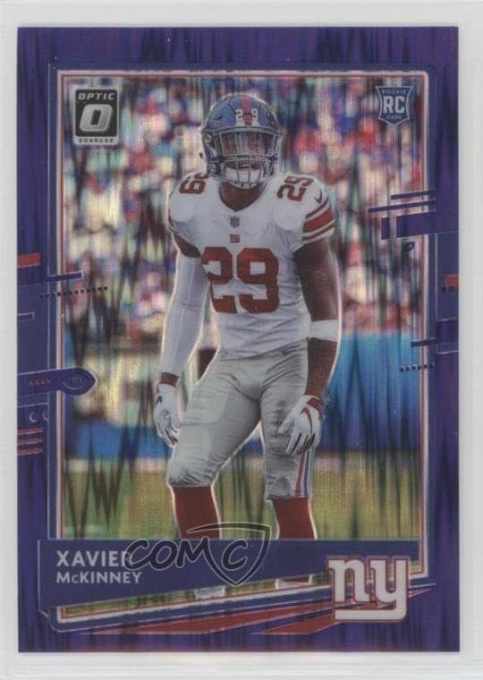 Xavier McKinney 2020 panini Donruss Optic