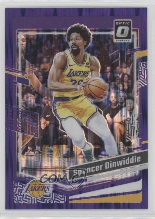 Spencer Dinwiddie 2023 panini Donruss Optic