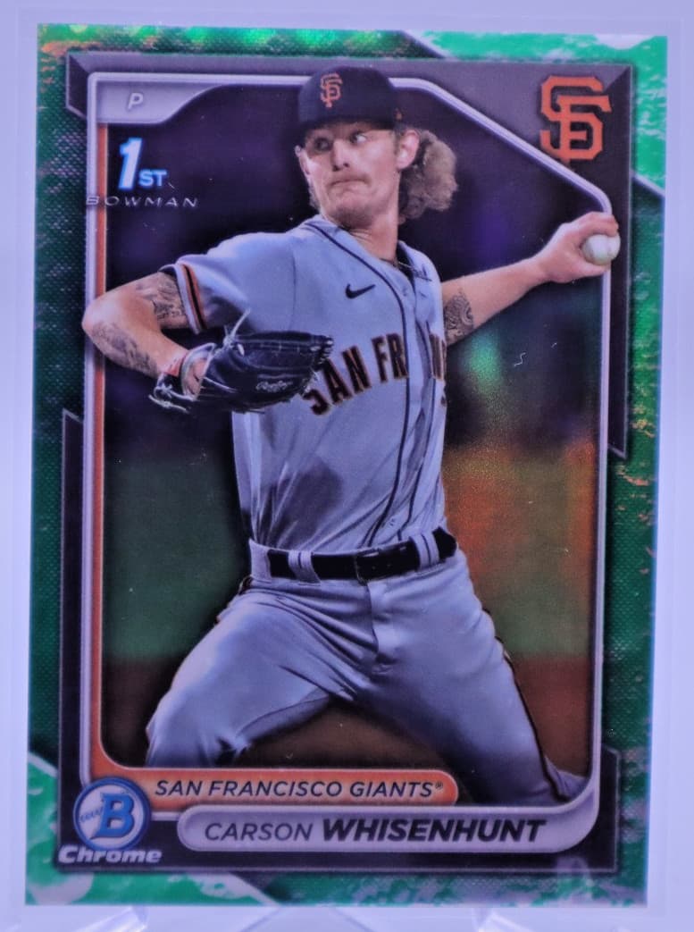 Carson Whisenhunt 2024 bowman Bowman Sapphire