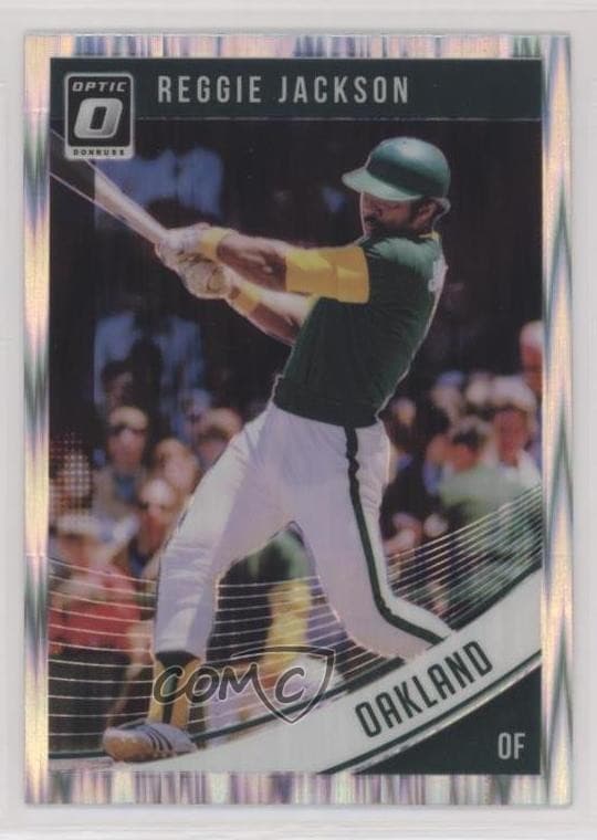 Reggie Jackson 2018 panini Donruss Optic