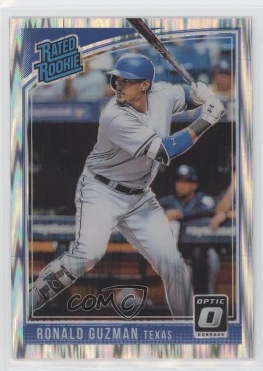 Ronald Guzman 2018 panini Donruss Optic
