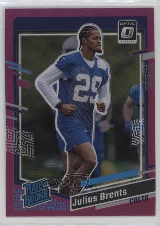 Julius Brents trading card