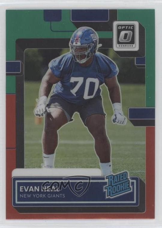 Evan Neal trading card