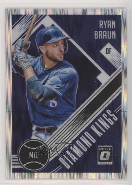 Ryan Braun 2018 panini Donruss Optic