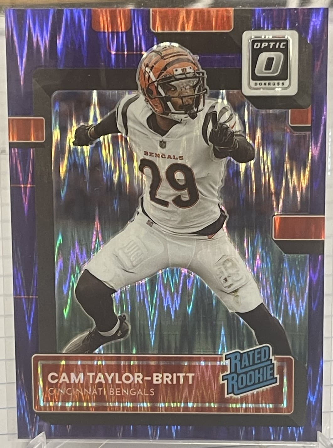 Cam Taylor-Britt trading card