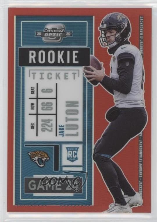 Jake Luton 2020 panini Panini Contenders Optic