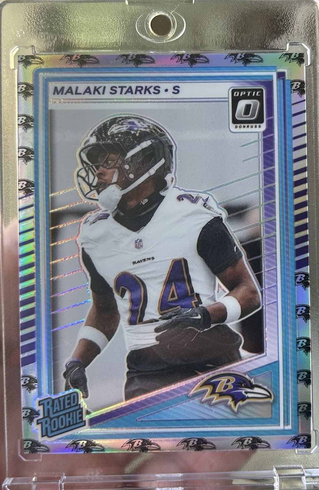 Malaki Starks trading card
