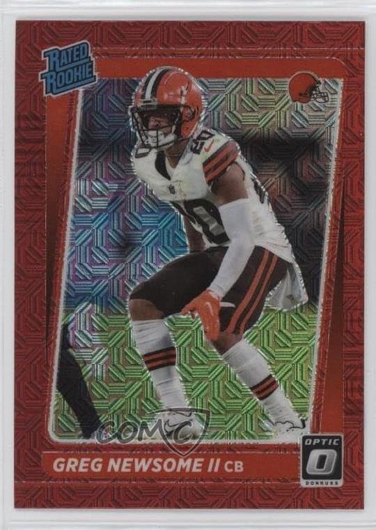 Greg Newsome II 2021 panini Donruss Optic