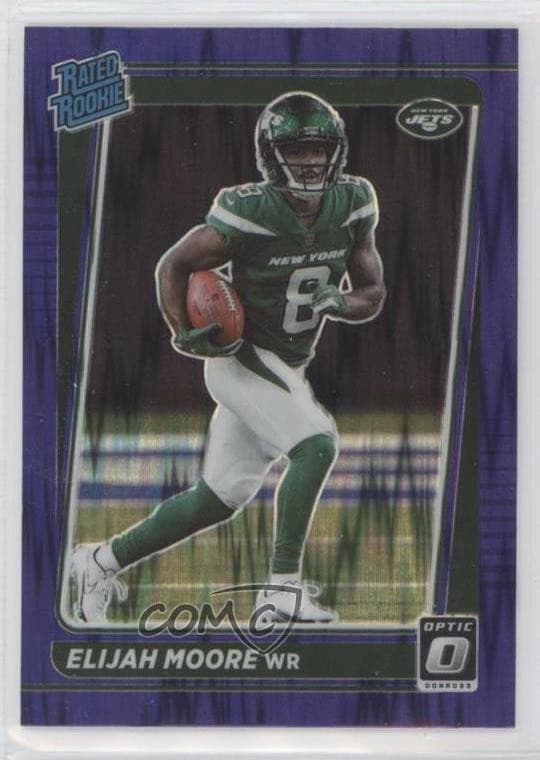 Elijah Moore 2021 panini Donruss Optic