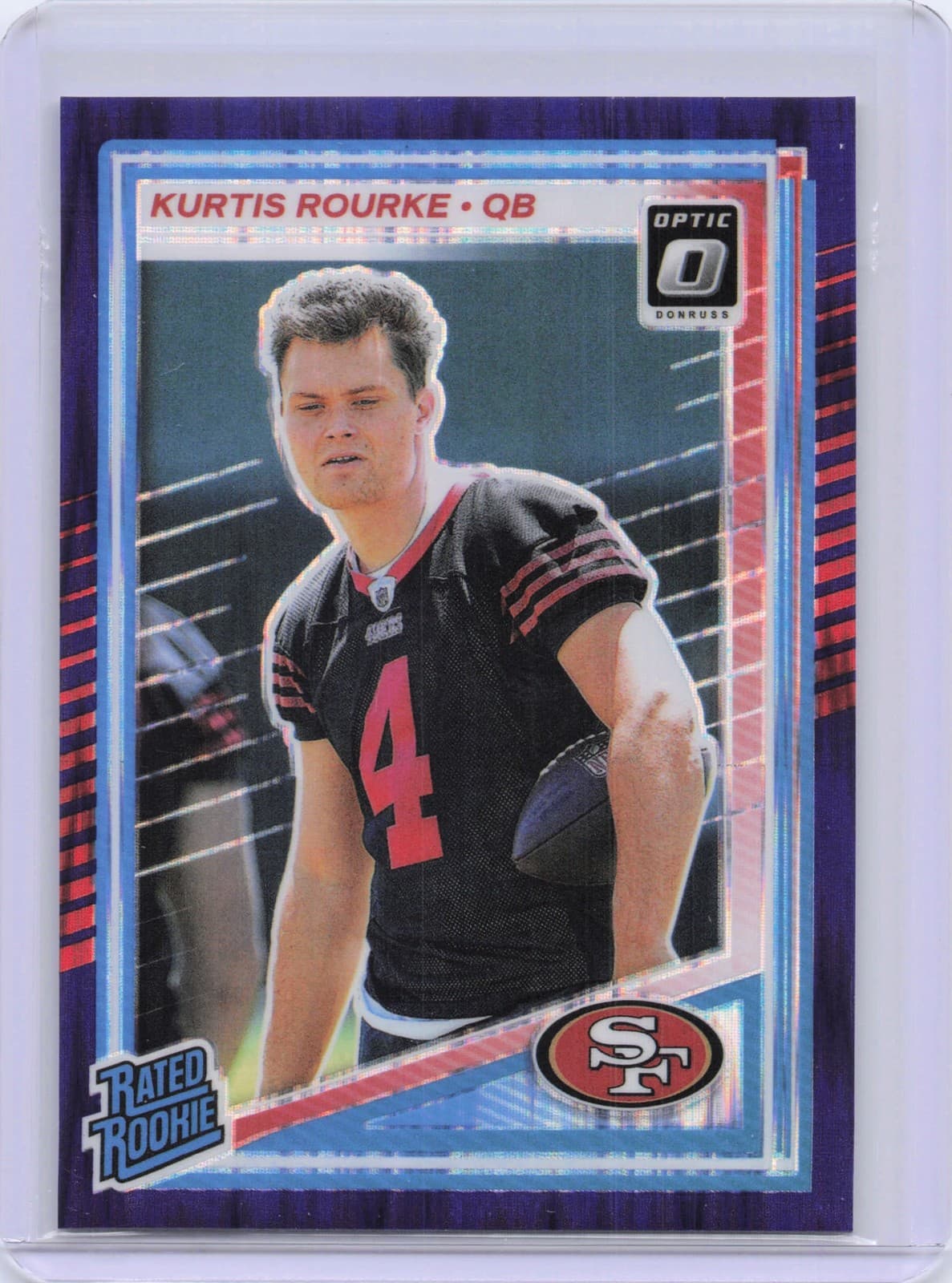 Kurtis Rourke trading card