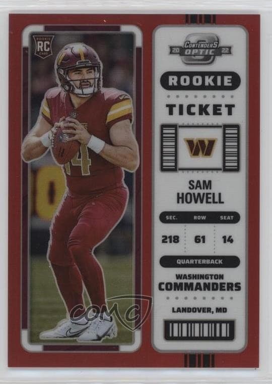 Sam Howell 2022 panini Panini Contenders Optic