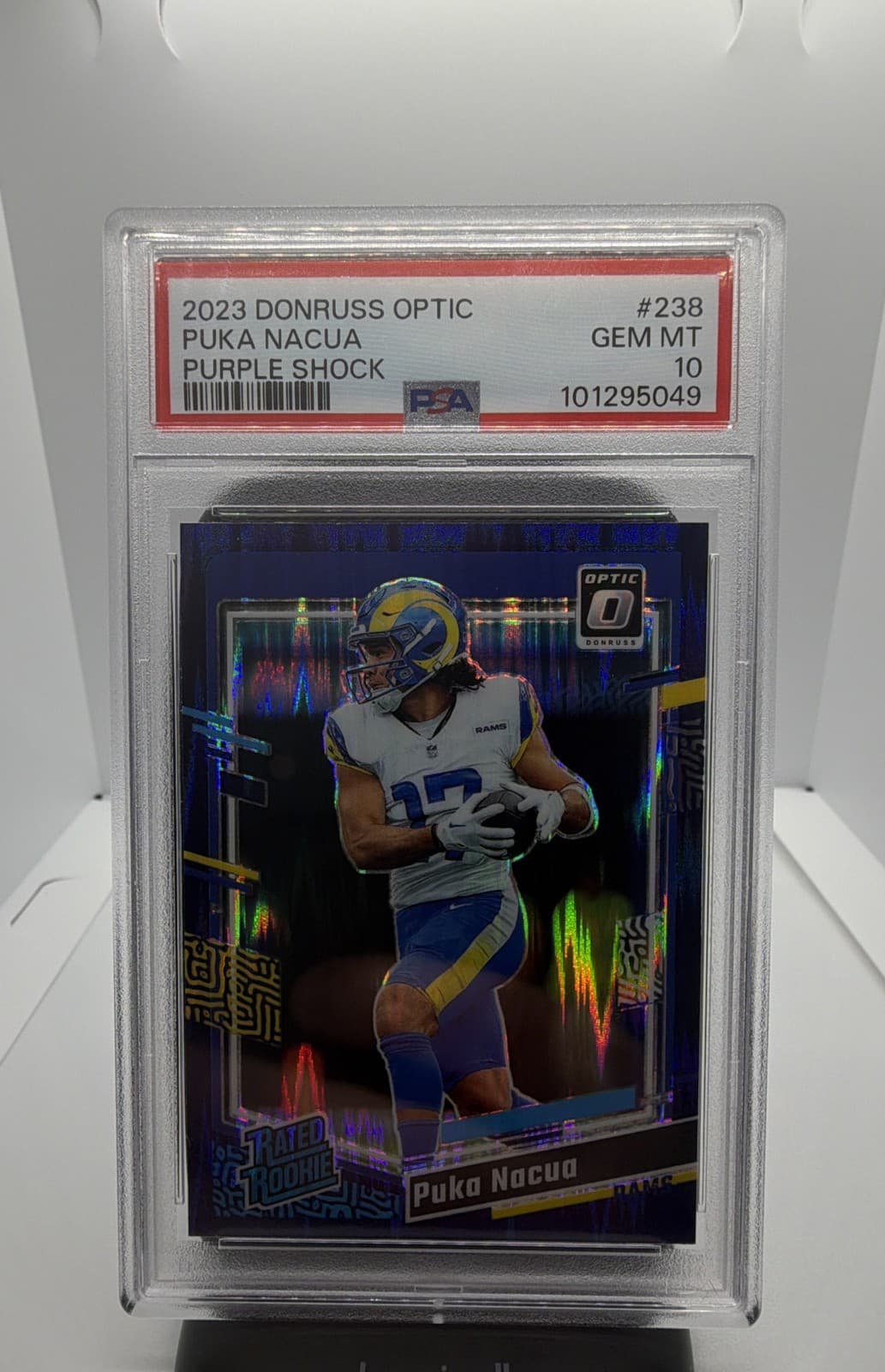 Puka Nacua trading card