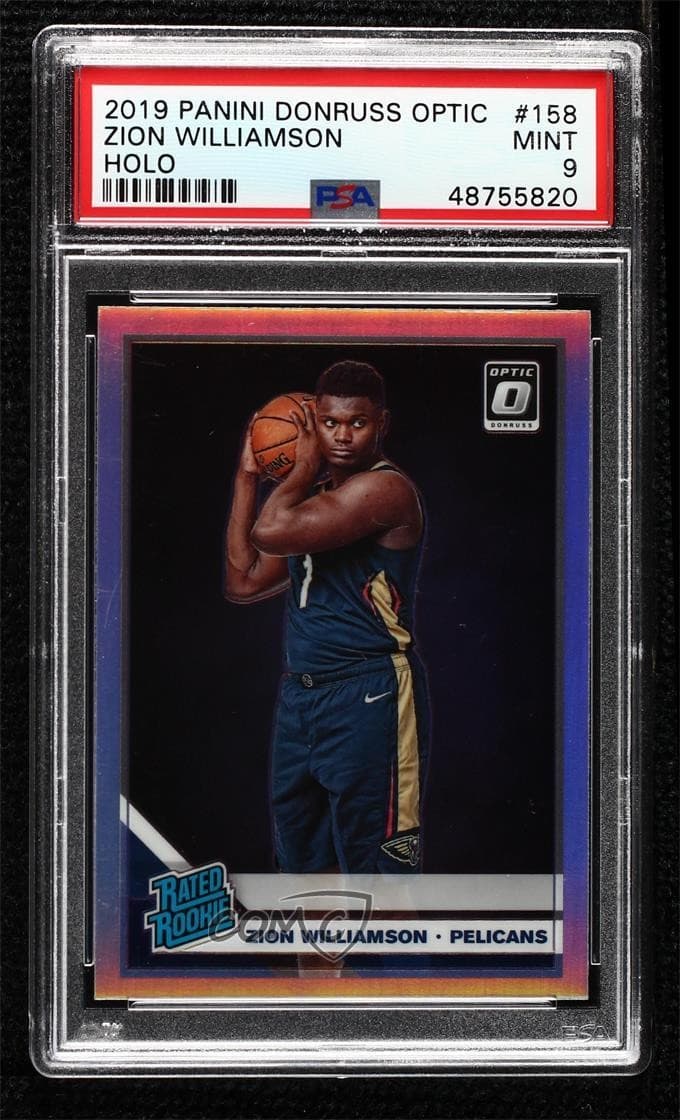 Zion Williamson 2019 panini Donruss Optic