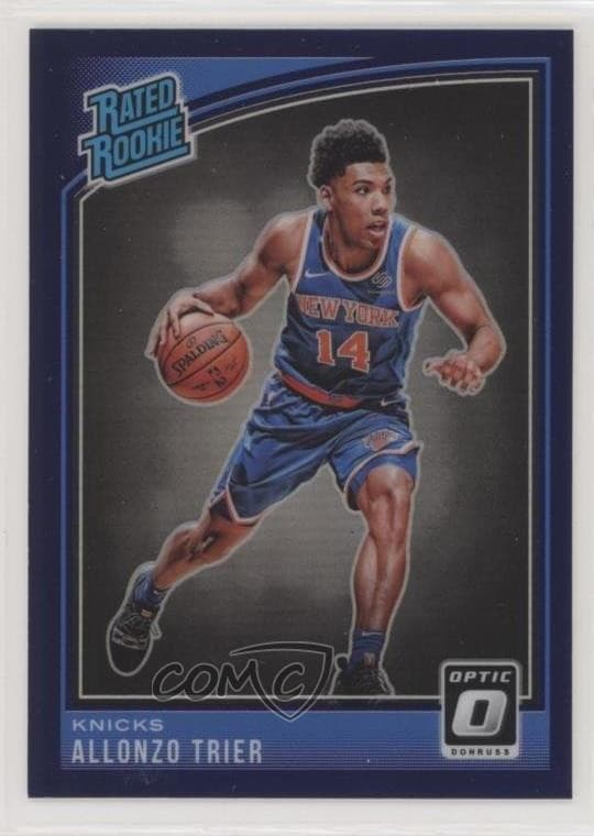 Allonzo Trier trading card